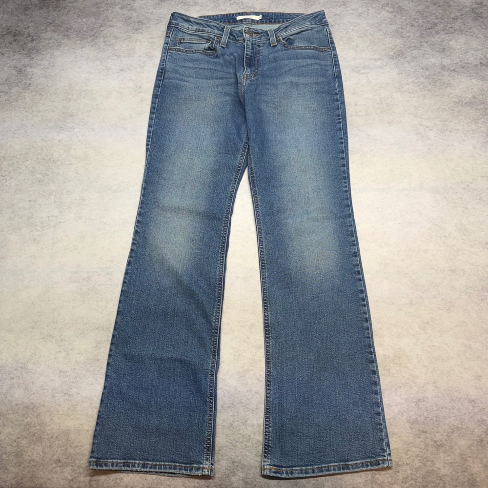Levi's Superlow Boot Womens 30x32 Blue Medium Wash Low Rise Bootcut Flared Jeans
